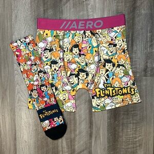 Flintstones Socks and Boxer Brief Combo Set - Small